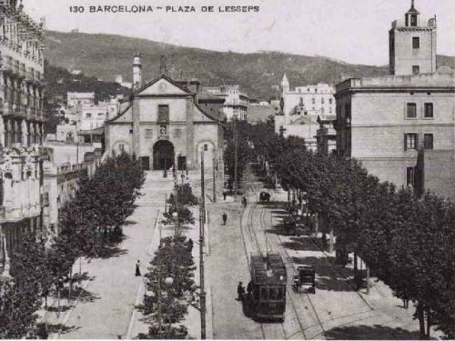placa-lesseps-barcelona-1915-19252